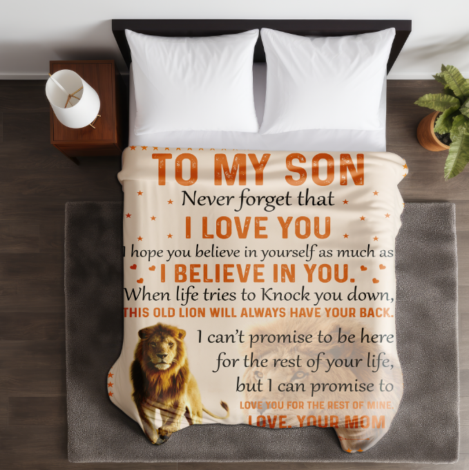 To My Son |  Fleece Blanket