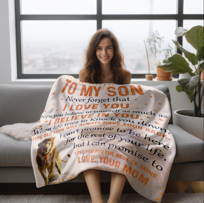 To My Son |  Fleece Blanket